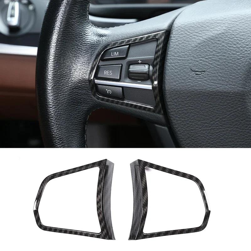 For BMW 5 Series F10 2011-2017 ABS Carbon Fiber Interior Kit Dashboard Console Gear Shift Panel Decoration Cover Trim Stickers