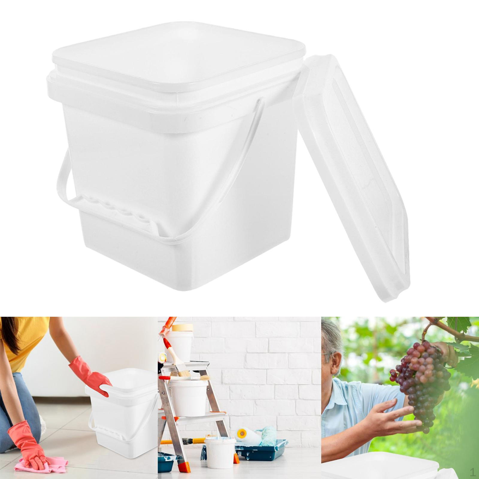 

Ведро для краски, органайзер для смешивания пигментов для декора 6 L