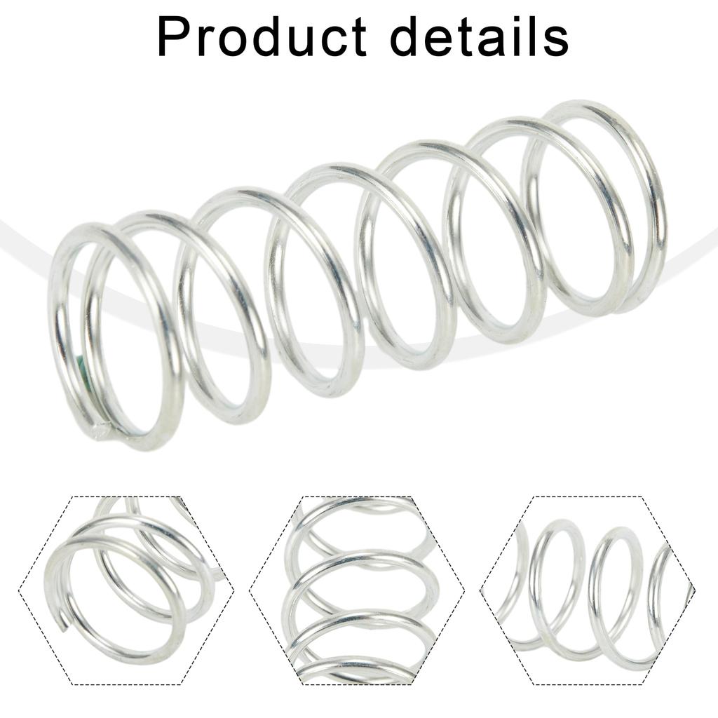 Spool Cap Cover Inner Spring for 2 Line Brushcutter Head Suitable Replacement Part for Various Trimmer Models Stability