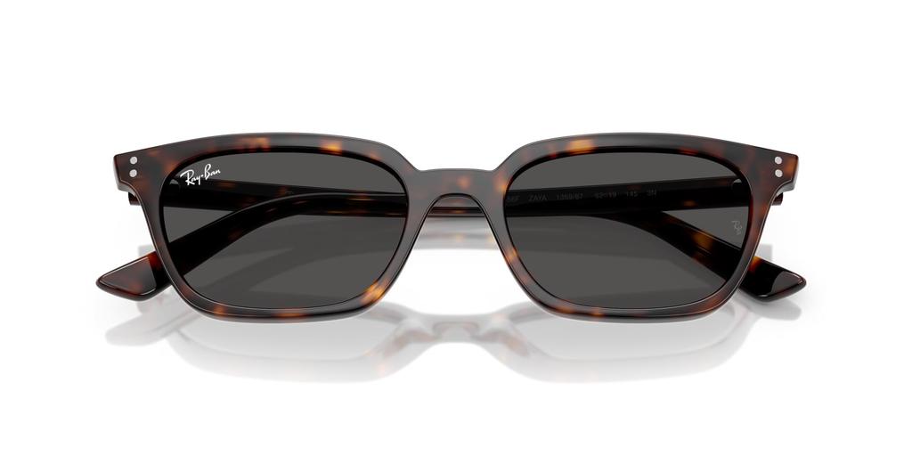 Sunglasses 0RB4456F ZAYA HAVANA DARK GREY 13598752 Asian Fit Polarized [Ray-Ban]