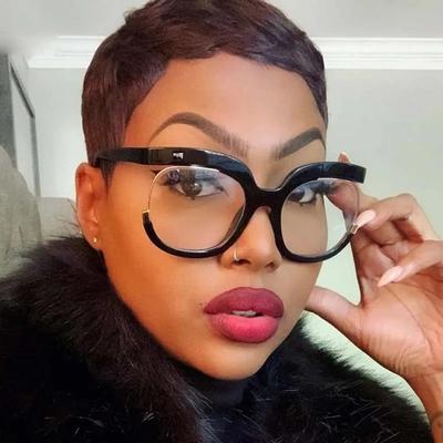 Casual Cat Eye Round Women Men Glasses Lovely Brand Designer Transparent Clear Optical Eyeglasses Fashion Frames