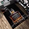 Jack Daniel's Whiskey  Carpet Office Decorative Carpet For Living Room Bedroom Door Mat Floor Rug Computer Chair Area Rug