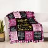 1pc Mom's Love Blanket Soft Cozy Lightweight for Travel Camping Picnics Sofa Office Bed Living Room Perfect Gift for Friends and Family
