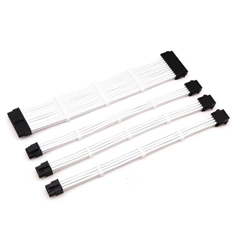 Buy Basic Extension Cable Kit Female To Male 18AWG Sleeved PSU Extension Power Cord/Cable Kits