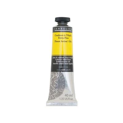 Oil Colors - Sennelier - Cadmium Lemon Yellow - 40ml - Natural Pigments - Satin Finish