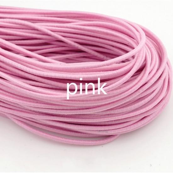 10M Skinny Elastic Band Cord Round Ribbon Stretchy DIY Trimming Sewing Craft New
