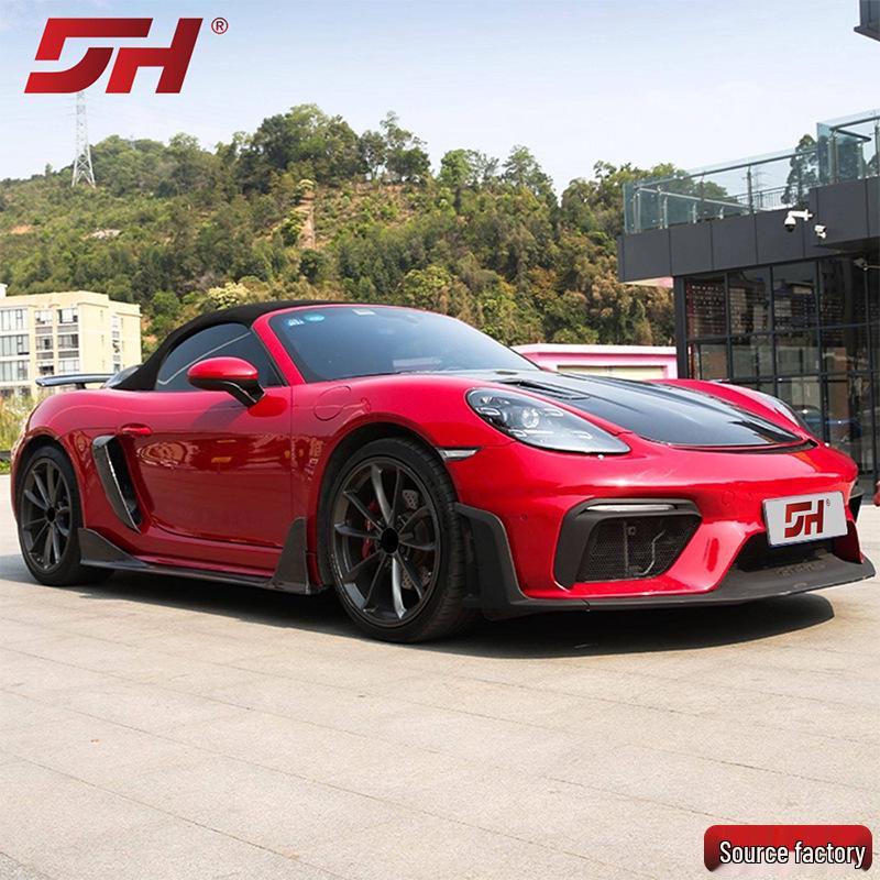 Gloss Black Side Air Vent for Porsche 718-GT4 (2016-2023), Easy Installation