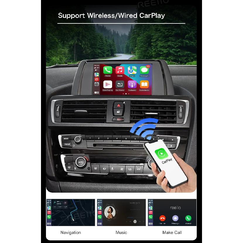 CarPlay Wireless Android Auto For BMW 1 Series F20 F21 2 SeriesF22 F23 F45 CIC/ NBT System Module Navigation Airplay