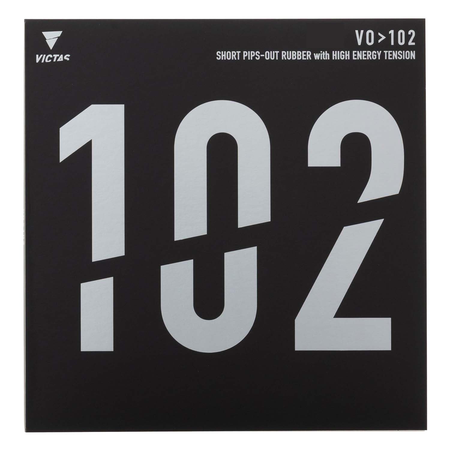 

Накладка для настольного тенниса VICTAS VO 102, Высокоэнергетическое натяжение, Наступательная, Черная, 2,0 мм, 020222