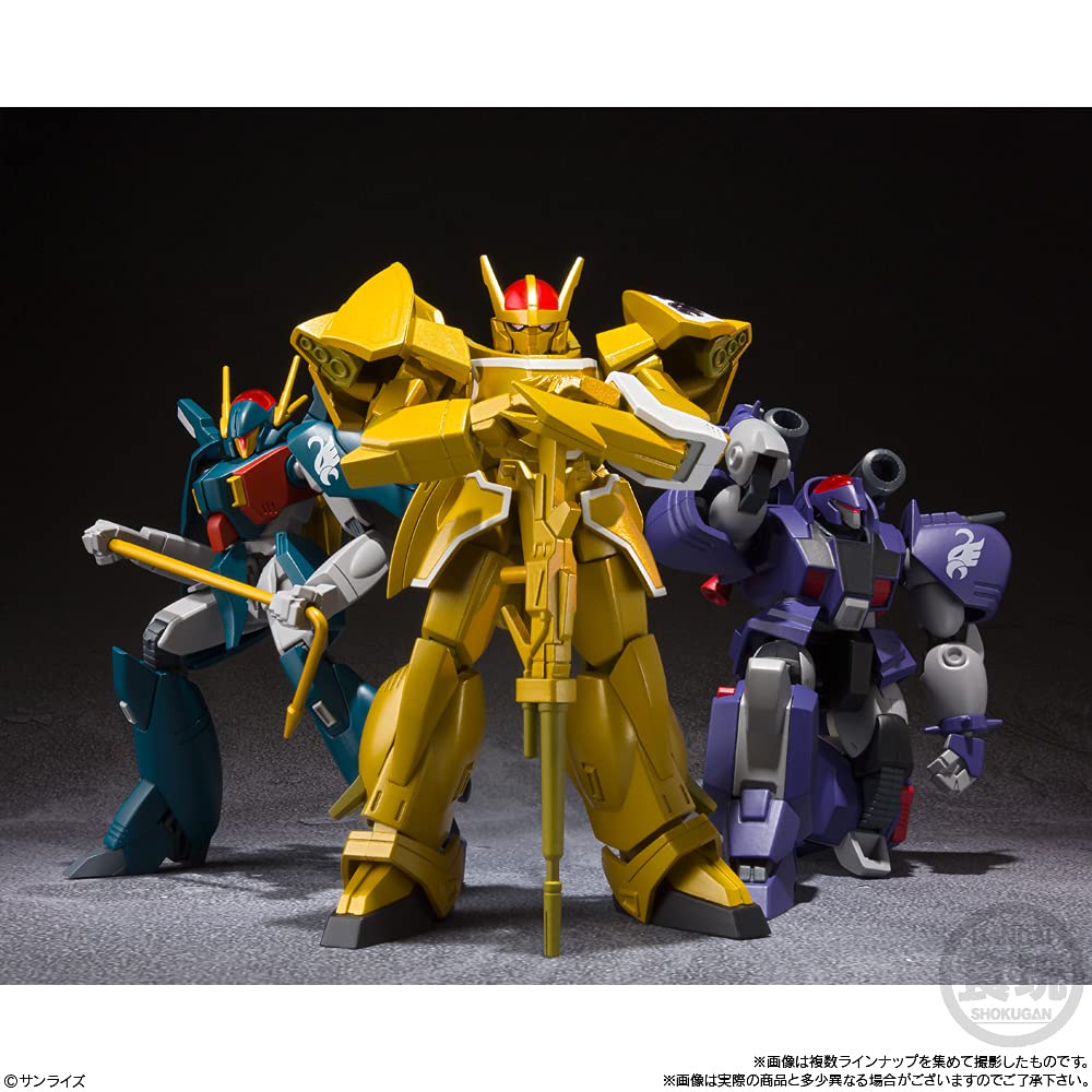 SMP [SHOKUGAN MODELING PROJECT] Blue Meteor SPT Layzner Vol.2 (3 Pieces) Candy Toy/Chewing Gum (Blue Meteor S/P/T Layzner)