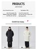 Unisex Luxury White Duck Down Hooded Puffer Coat - Winter 2025 High-End Cold Protection