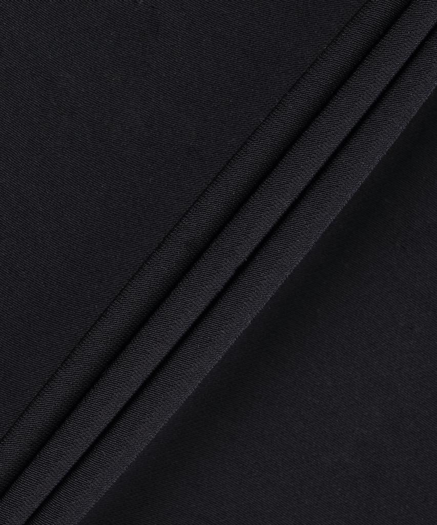 COURREGES Scarf Mock Neck Dress - Black / 125Cro576Pl01479999