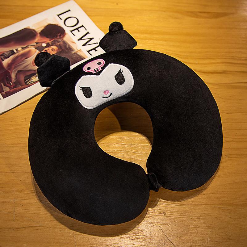 Melody U Shaped Neck Pillow With Plush Fabric For Travel And Office Use