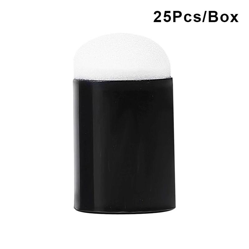 Finger Daubers Sponge Face Paint Foam 25 Pieces Craft Set Body Painting Drawing Sponge Dauber Chalk