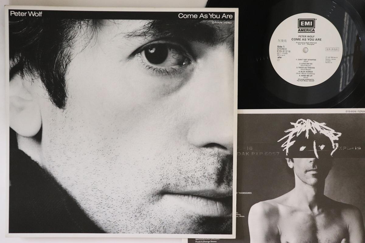 

LP Record PETER WOLF Come As You Are EYS91216PROMO EMI AMERICA 1987 Japan Rock Used
