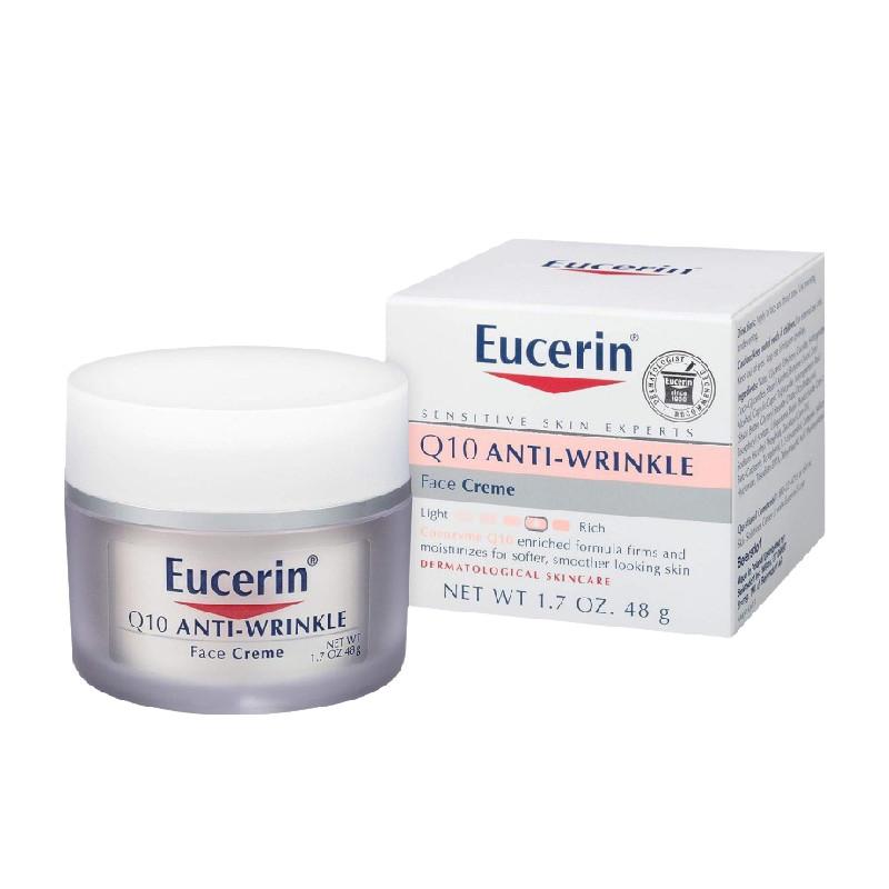 Eucerin Q10 Gesichtscreme Feuchtigkeitsspendende Straffende Creme Für Alle Hauttypen 48g