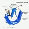 Plastic Air Pipe Air Duster Blow Set Air Duster Spray Quick Coupling Pneumatic Combination Kit High Pressure with Spring