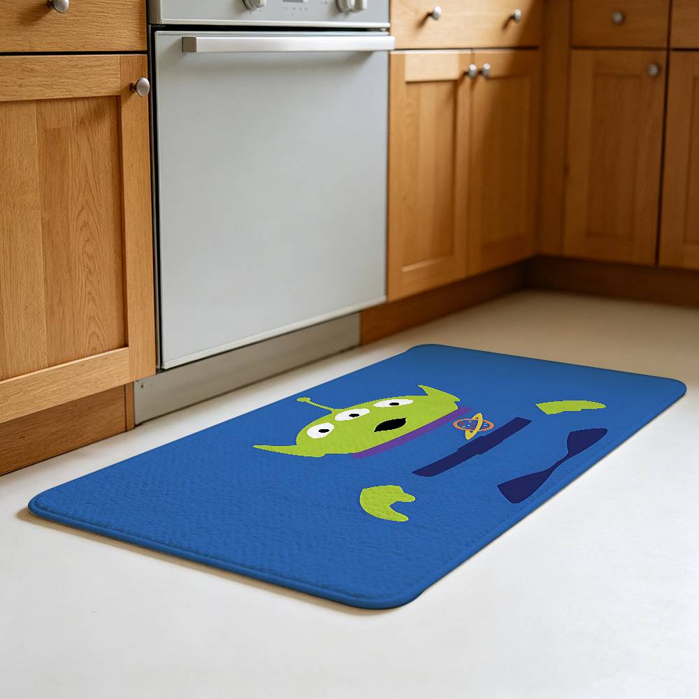 3 Eye-A-AlienS Floor Mat Durable Carpet Rug For Footpad Mats Style Soft Bedroom Floor House Laundry Room Mat Anti-skid