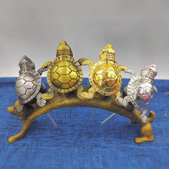 Turtle Wine Pourer Metal Decanter Spout with Drip-Free Design Elegant Bar Accessory