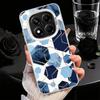 Geometric Marble Pattern Shockproof Phone Case for Xiaomi Redmi Note 15 14 13 12 Pro Plus 11 11S 11T 5G Cover Anti Fall Fundas