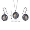 Bohemia Vintage Sun and Moon Pendant Necklace for Women Personality Design Chain of Clavicle Chokers Jewelry Accessories Gift