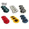 Anti-slip Mats for Bathroom Flowers Rug, Diatomaceous Earth Bath Mat, Super Absorbent Non-slip Water Bedside Rugs Floral Rose Sunflower Mat