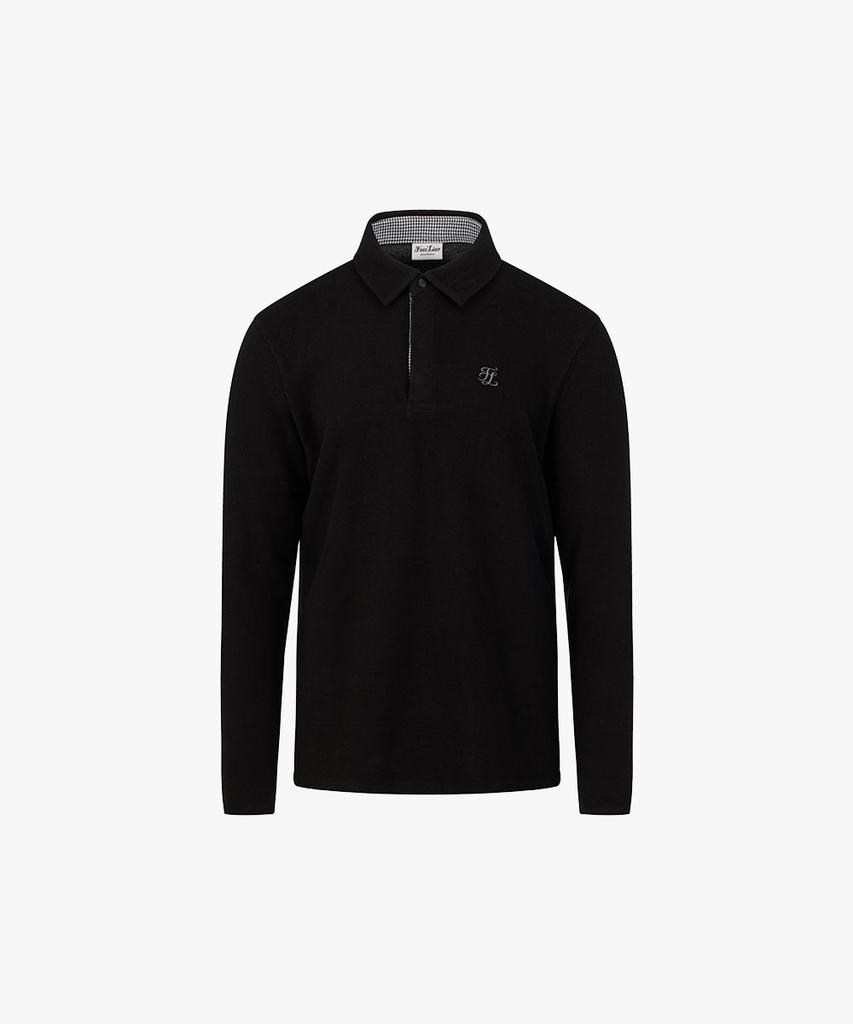 FAIRLIAR GOLF Men'S Houndstooth Point T-Shirt (Black)