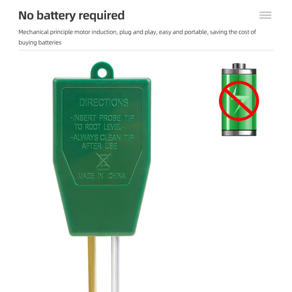 2 In 1 Soil PH Meter Hygrometer Acidity Tester Flowers And Plants Soil Moisture Meter For Garden Watering Test Measuring Tool