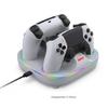 Double Controller Charging Base with LED Status Indicator Light Charging Holder Dock for P5 Gaming Handle