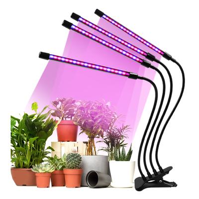 Clip-on rostlina Květina Sukulentní Grow Light USB Full Spectrum Indoor Pěstování Školky Doplňování