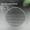 304 Stainless Steel Round BBQ Grill Grate with Handle, 38cm Diameter