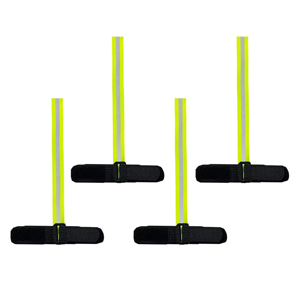 4 buc Curea Mănuși Schi Reflectorizantă Curea de Siguranță Mănuși Sport Manșete Ajustabile Curea Mănuși Accesorii Mănuși Schi