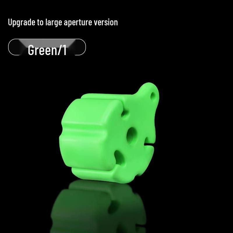 Fishing Rod Tie & Lure with Hook Protector - Silicone Strap & Ball Puller