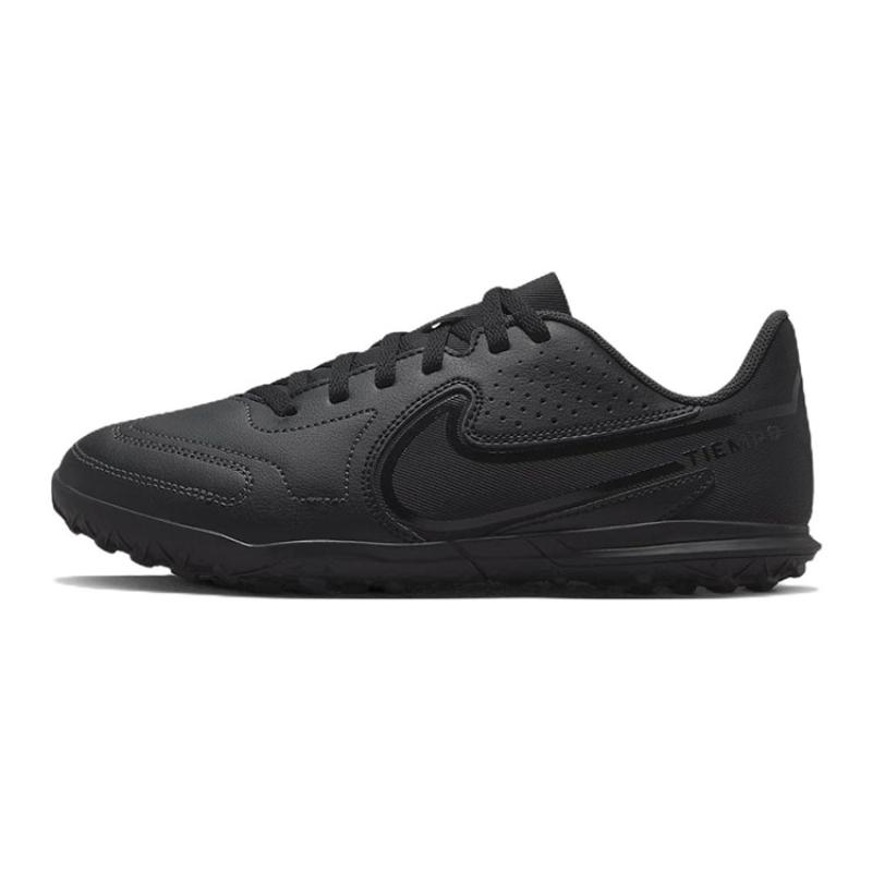 Nike Tiempo Legend 9 JR Club TF Slip Resistant Cushioning Abrasion Resistant Low Top Kids' Soccer Shoes Black Kids' Sneakers DA1334-001
