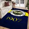 Eredità Fenerbahçe: Tappetini per pavimenti con stampa a motivi del 1907 Zerbino Cuscino per sedia da ufficio per stanza