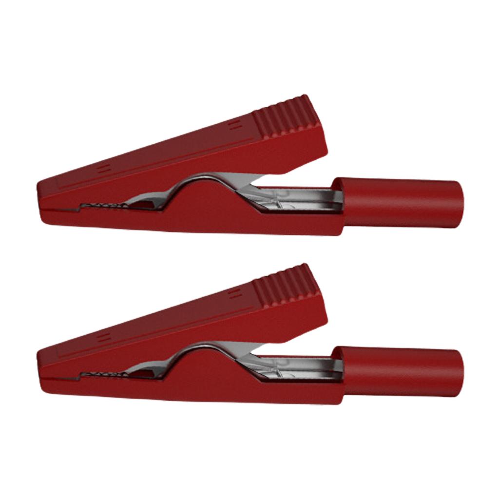 2mm Banana Plug Alligator Clips Corrosion Resistant for Stable Signal Transmission in Lab Testing & Electronic Projects