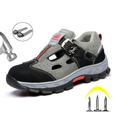 Mode Männliche Sicherheit Arbeit Stiefel Männer Stahl Kappe Sneaker Atmungsaktive Anti-punktion Unzerstörbar Sicherheit Schuhe Arbeit Schuhe Mann Sandalen Frauen