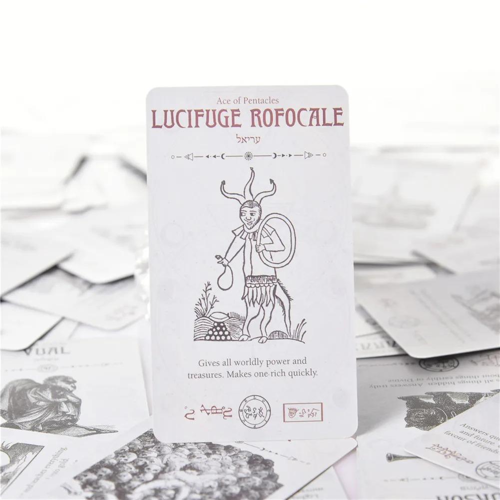 Occult Tarot Cards English Taort Deck Oracle Card PDF Guidebook Family Party Playing Cards Board Game  Divination Fate Games