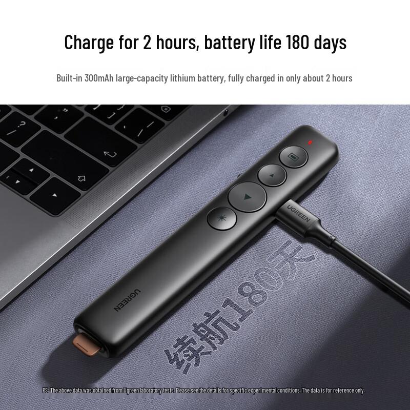 UGREEN Rechargeable Wireless Presentation Clicker