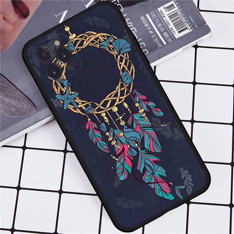 Dreamcatcher Phone Case For iPhone 14 11 12 13 Mini Pro Max 8 7 6 6S Plus X SE 2020 XR XS Funda Case