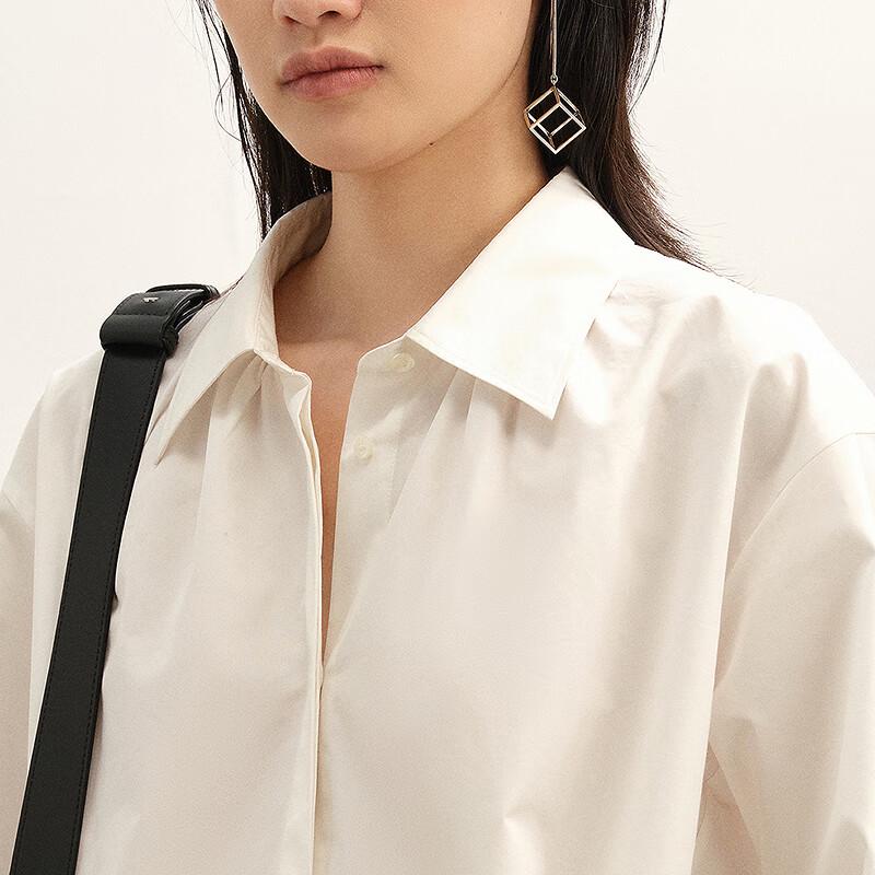 LESS Women's H-Shape Commuter Long Sleeve Shirt