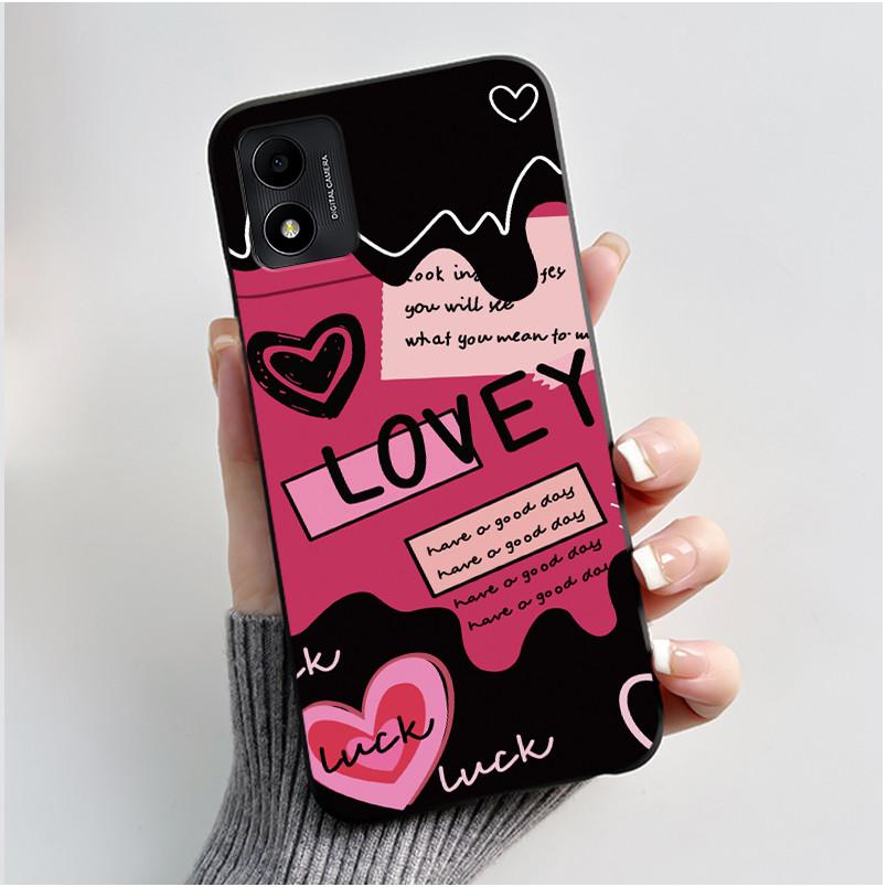 Casing For TCL 305i 5164D Phone Case Aesthetic Luxury Cute Cool Boys Girls Soft silicone Protective Back Cover Black TPU Shell