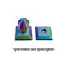 2 Pcs/Set Detachable Crystal Dot Craft Tool Accessories Stamp Relief Roller for Clay & Paper Craft Projects