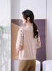 Stylish Gauze Sleeve Spring/Autumn Base Shirt for Women
