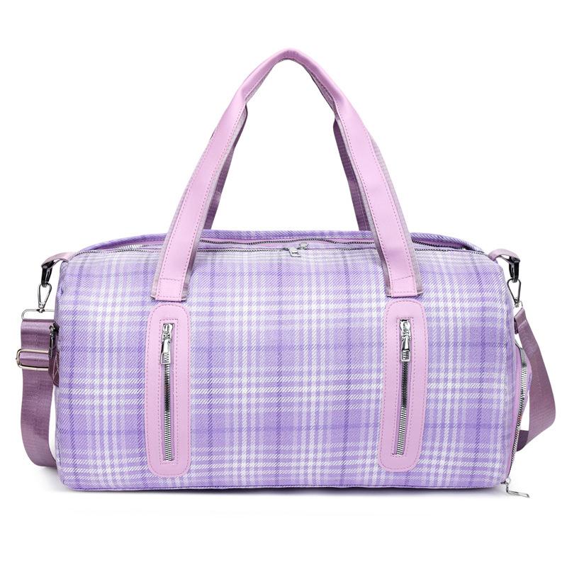 Sports Fitness Bag Women's Dry and Wet Separation Shoes Training Yoga Bag Large Capacity Hand Luggage Outdoor Travel Bag