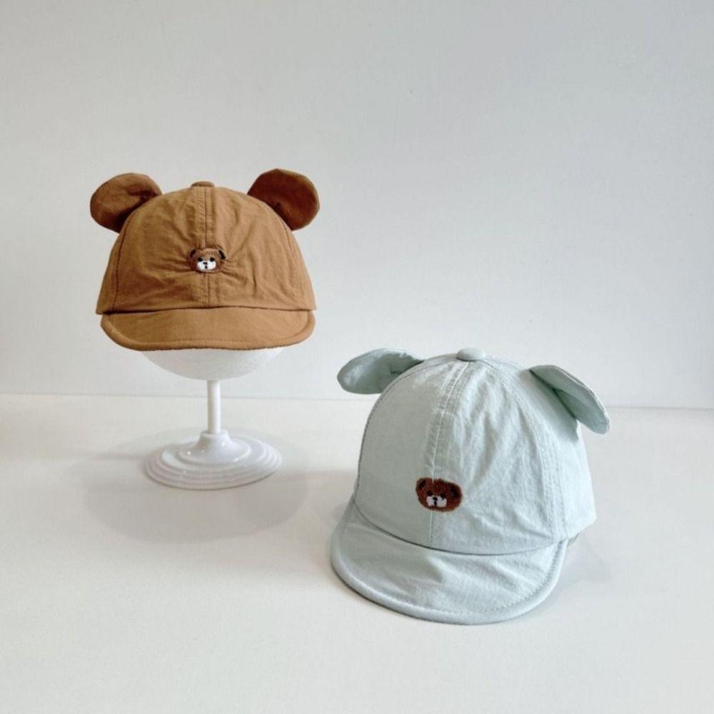 Quick Drying Baby Baseball Hat Soft Brim Baby Peaked Cap Cute Kids Sun Hat Summer