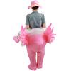 Flamingo inflatable costume , suitable for Halloween/Christmas themed party cosplay, suitable for heights of 150-190 cm