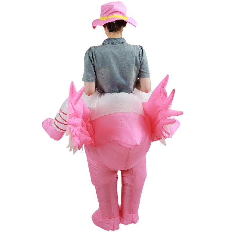 Flamingo Inflatable Costume , Suitable for Halloween/Christmas Themed Party Cosplay, Suitable for Heights of 150-190 Cm