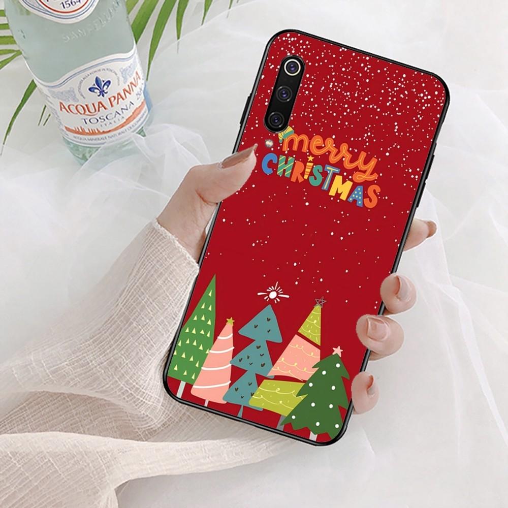 Merry Christmas Tree Phone Case For Xiaomi Mi 5X 8 9 10 11 12 lite pro 10T PocoX3pro PocoM3 Note 10 pro lite