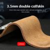 1 Pair Raised Anti-slip Cowhide Gym Gloves Wear-resistant Weightlifting Wrist Wraps  Build Muscle